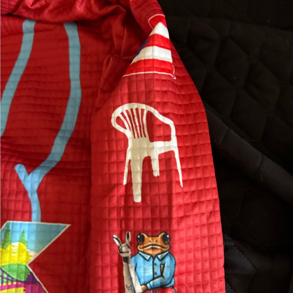 Super Bowl bad bunny hoodie red - Picture 3 of 5